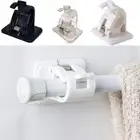 Accessories Hanging Clamp Hook Curtain Rod Clip Wall Bracket Bracket Holder