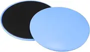 uxcell Core Sliders for Working Out 6.9", 2 Packs Dual Sided Exercise Sliders Fitness Workout Discs Strength Slides Gliding Discs for Gym Carpet Hardwood Floor, Blue