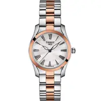 在飛比找PChome24h購物優惠-TISSOT 天梭 T-Wave 海浪系列心漾女錶-30mm