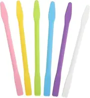 Silicone Stir Sticks Set of 6 Paint Stirrers for Epoxy Resin Makeup and Face Mask Mixing Comfortable Handle Sturdy and Durable
