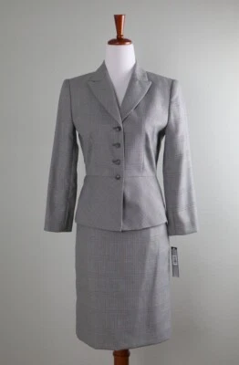 TAHARI ARTHUR S. LEVINE ASL NWT $229 Suit Blazer Top & Skirt Set Size 2 Petite