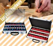 35 pc pcs Router Bit Set Tungsten carbide Shank Tip Router Wood working 1/4"