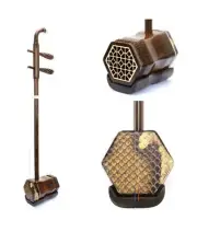 LANDTOM African Guibourtia Erhu Chinese 2-string Violin Fiddle Musical Instru...