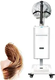 Professional Nano Hair Steamer, 500W Floor Stand Beauty Color Processor Salon Spa Hair Care Processor Anion Hair Color Processor with Wheels for Home Barber Beauty Tool