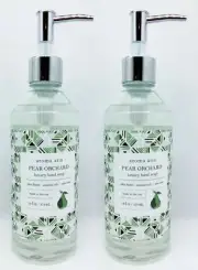 2 Aroma Aria PEAR ORCHARD w/ Shea Butter Aloe Oils Luxury Hand Wash Soap 14 oz