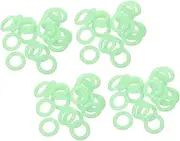 VANZACK 200pcs Night Aperture Camp Nail Ring Glow in The Dark Camping Tent Nail Accessories for Outdoor Adventure Camping Light Hook Tent Stakes Rings