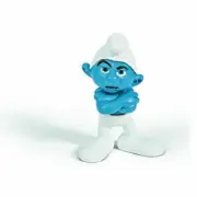 Schleich - Smurf 3D Movie 2011 - Grouchy Smurf Figurine NEW