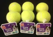 GiGwi Fetch Balls For Dogs Training Exercise M Size 3 Packages Of 2 Fetch Balls