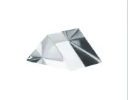 Right Angled Prism, 25mm Length, 35mm Hypotenuse - Acrylic - Eisco Labs