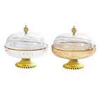 Cake Stand with Dome Dessert Serving Platter Round Cake Plate Server for Holiday