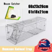 Plamy Animal Trap Cage Humane Live Catcher Possum Fox Rabbit Rat Cat Mouse 2024