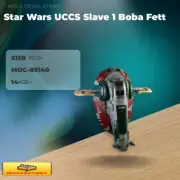 MOC Factory 89140 Star Wars UCCS Slave 1 Boba Fett with 5159 Pieces