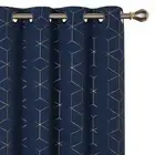 Diamond Pattern Blackout Curtains - Thermal Insulated, Noise-Reducing Window ...