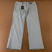 Craghoppers Women's US Size 12 Active Fit Cloud Grey Pocketed Kiwi Pro Pants NWT