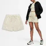 在飛比找遠傳friDay購物優惠-Nike 短褲 NSW Swoosh Shorts 女款 米