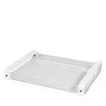 Tizo Clear Lucite Tray in White
