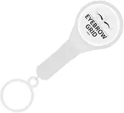 Folpus Eyebrow Mapping String Eyebrow Positioning Tool Semi Permanent Positioning Brow Marker Thread Line, White