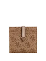 GUESS Latte Laurel Tab Card Case
