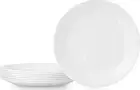 Corelle Vitrelle 8-Piece Dinner Plates Set, Triple Layer Glass And Chip Round