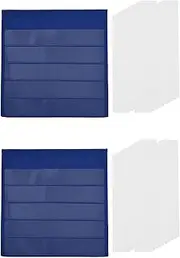 2X Tabletop Desktop Pocket Chart Table Top with Bonus 20X Dry Erase Cards,Desktop Tabletop Teaching Pocket Chart