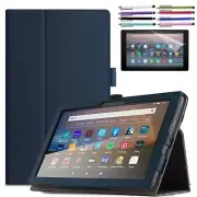 Amazon Fire HD 8" / 8" Plus / 8" Kids 10th Gen PU Leather Premium Folding Case