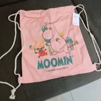 在飛比找蝦皮購物優惠-MOOMIN 嚕嚕米 帆布袋 帆布後背包 全新