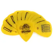 Dunlop Tortex TIII Picks, Yellow, 0.73mm Gauge, 12-pack