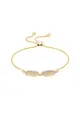 HABIB Baguette and Round Diamond Bolo Bracelet in 585/14K Yellow Gold 681330124