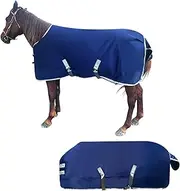 Winter 1800D Premium Horse Turnout Horse Blanket,Medium Weight Blanket,Waterproof, Windproof & Breathable (145)