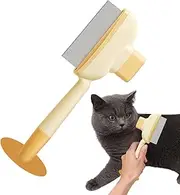 Cat Flea Comb, Cat Flea Comb - Kitten Grooming Comb - Self Cleaning Kitten Grooming Brush, Multi-functional Pet Dedye Tool for Cats