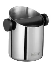 [De'Longhi] Coffee Grinds Stainless Steel Knock Box Silver DLSC059
