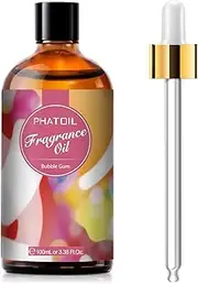 PHATOIL Bubble Gum Fragrance Oils 100ML/3.38FL.OZ, Essential Oils for Diffuser, Humidifier, Aromatherapy, DIY Candle, Soap and Scented Products Making