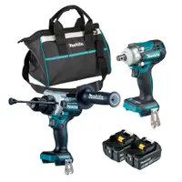 在飛比找PChome24h購物優惠-MAKITA 牧田 DLX2419GX3 18V無刷雙機組D