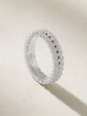 [Anita Ko] Anita Ko - 18-karat White Gold Diamond Ring - Silver - 6 6 Silver