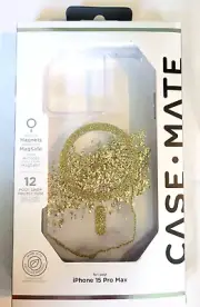 Case-Mate Apple iPhone 15 Pro Max Case with MagSafe - Karat Marble