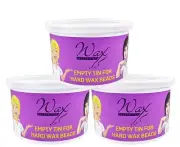 Waxness Refill Can Hard Wax Beads Empty Wax Can NEW 14 OZ / 397 G - 3 Pack