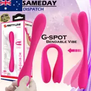 Bendable Dildo Vibrator G-Spot Clitoris Vagina Anal Massager USB Adult Sex Toy