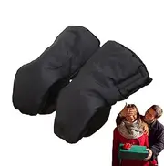 Stroller Hand Muff, Waterproof Stroller Mittens, Infant Cuffs Gloves, Anti-Freeze Design, Soft Insulation, (9.45 * 9.45 Inches), Perfect for Cold Weather, Winter Walks, Protecting Hands