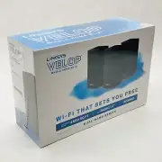 Linksys Velop VLP0103B Dual Band AC3600 Mesh WiFi Router Black 3-Pack New