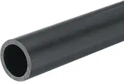 sourcing map 7/8 Inch PVC Rigid Tube Round Pipe Tubing Hardware Tubing 17.6mm ID 22mm OD 330mm/13 Dark Grey High Impact for Water Pipe