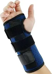 Wrist Support Splint, Adjustable Wrist Brace for Carpal Tunnel,Wrist Brace with 3pcs Support Belts Compression Wrist Support for Wrist Pain Relief, Tendonitis, Arthritis, Sprains (Right Hand)