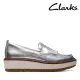 【Clarks】女鞋 OriannaW Loafer 超厚鞋底修飾身型莫卡辛鞋 樂福鞋(CLF76316C)