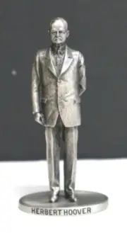 Herbert Hoover 31st President Mint Pewter Collection by David LaRocca