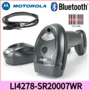 Motorola LI4278-SR20007WR Wireless Bluetooth 1D Barcode Scanner USB Cable Cradle