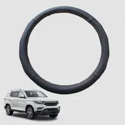 Steering Wheel Cover for SsangYong Rexton 2017-Current 38CM Leather - Circle