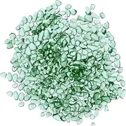 JUMPLAWN 1 Pack Glass Pebbles for Aquarium Decoration Colorful Stones for Fish Tanks Versatile Gravel for Plants Craft Projects and Home Decor Easy to Clean and