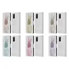 NATURE MAGICK ROSE GOLD PINEAPPLE ON MARBLE LEATHER BOOK CASE FOR SAMSUNG 1