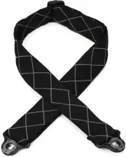 D'Addario 2" Nylon Auto Lock Guitar Strap - Padded Diamonds (5-pack) Bundle