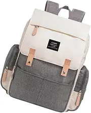 AIMALL Multifunctional Baby Diaper Backpack Changing Bag Nappy Mummy with Adjustable Straps, Oxford Cloth, 12.99"x5.91"x15.35"