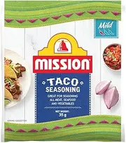 Mission Salt Reduced Taco Seasoning 35 g (Pack of 24)